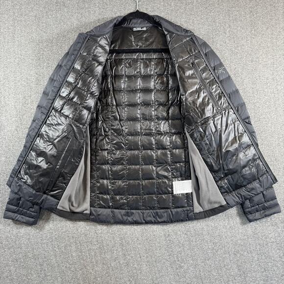 Arc'teryx Rico Jacket Mens Medium Black Down Insulated Quilted Puffer Coat - Picture 3 of 16